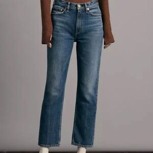 Rag & Bone Wren High Rise Slim Straight